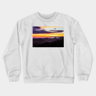 Misty northen town Crewneck Sweatshirt